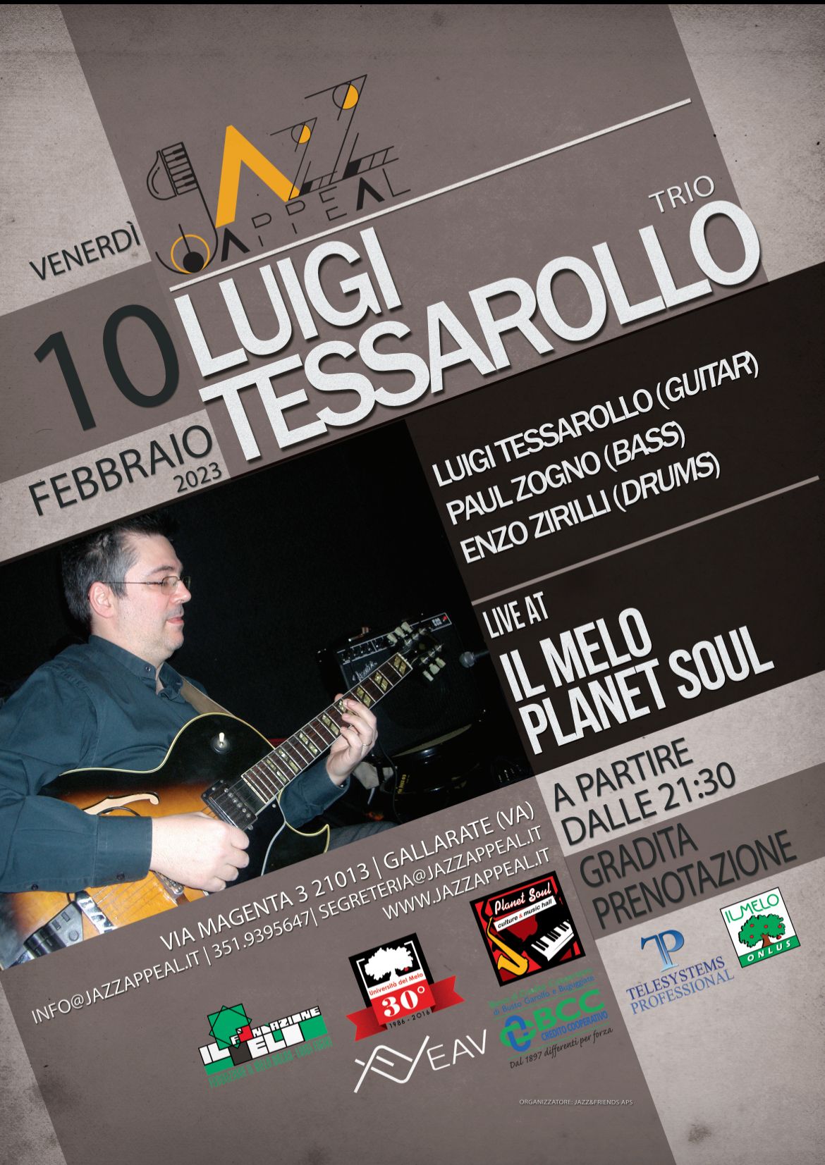 Luigi Tessarollo Trio Jazz Appeal