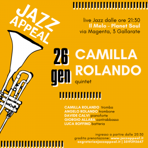 Camilla Rolando quintet Jazz Appeal